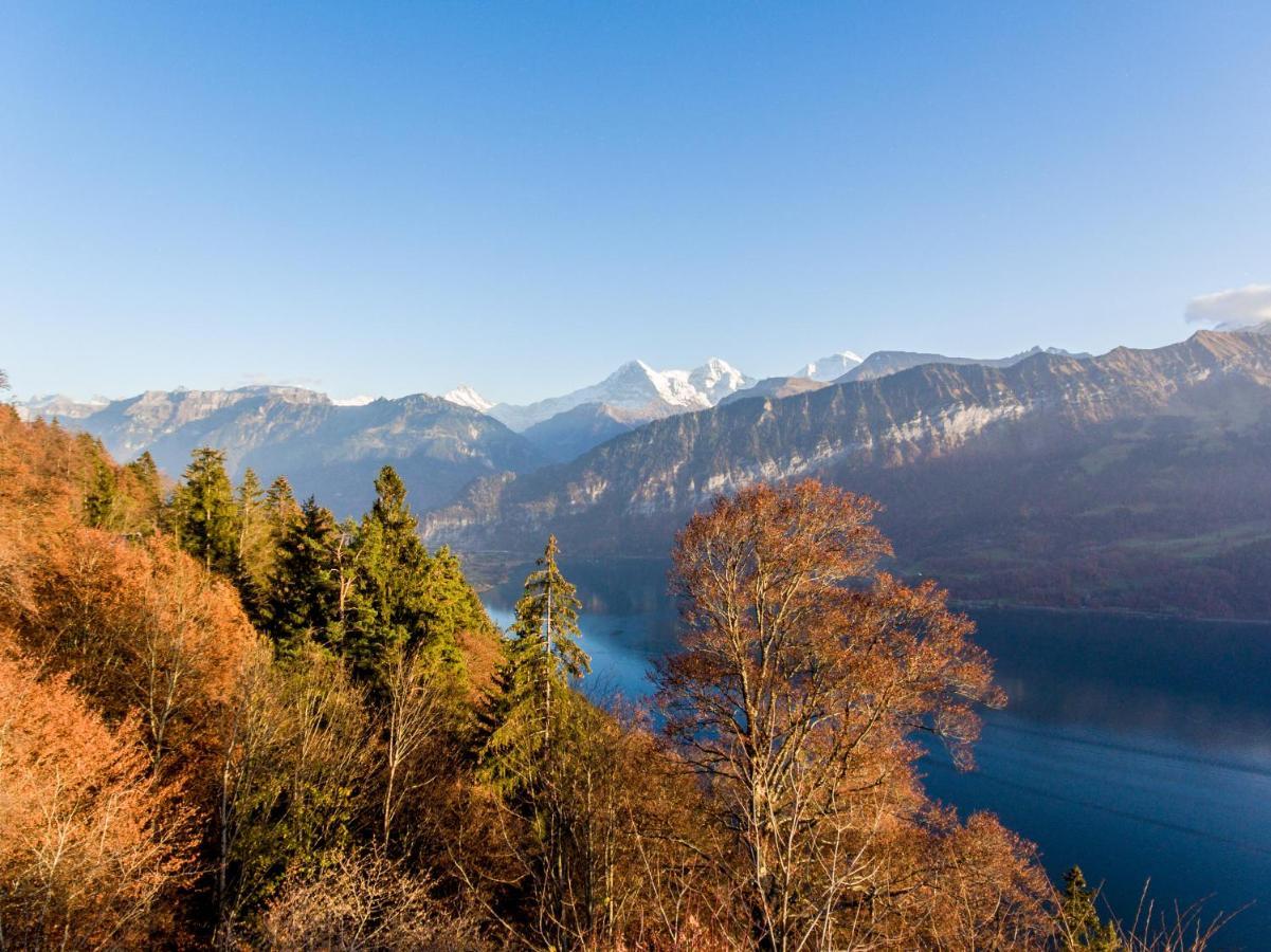 Apartment Alpenrose 2.5 Mit Mitbenutzung Spa & Wellness - Griwa Rent Ag Beatenberg Esterno foto