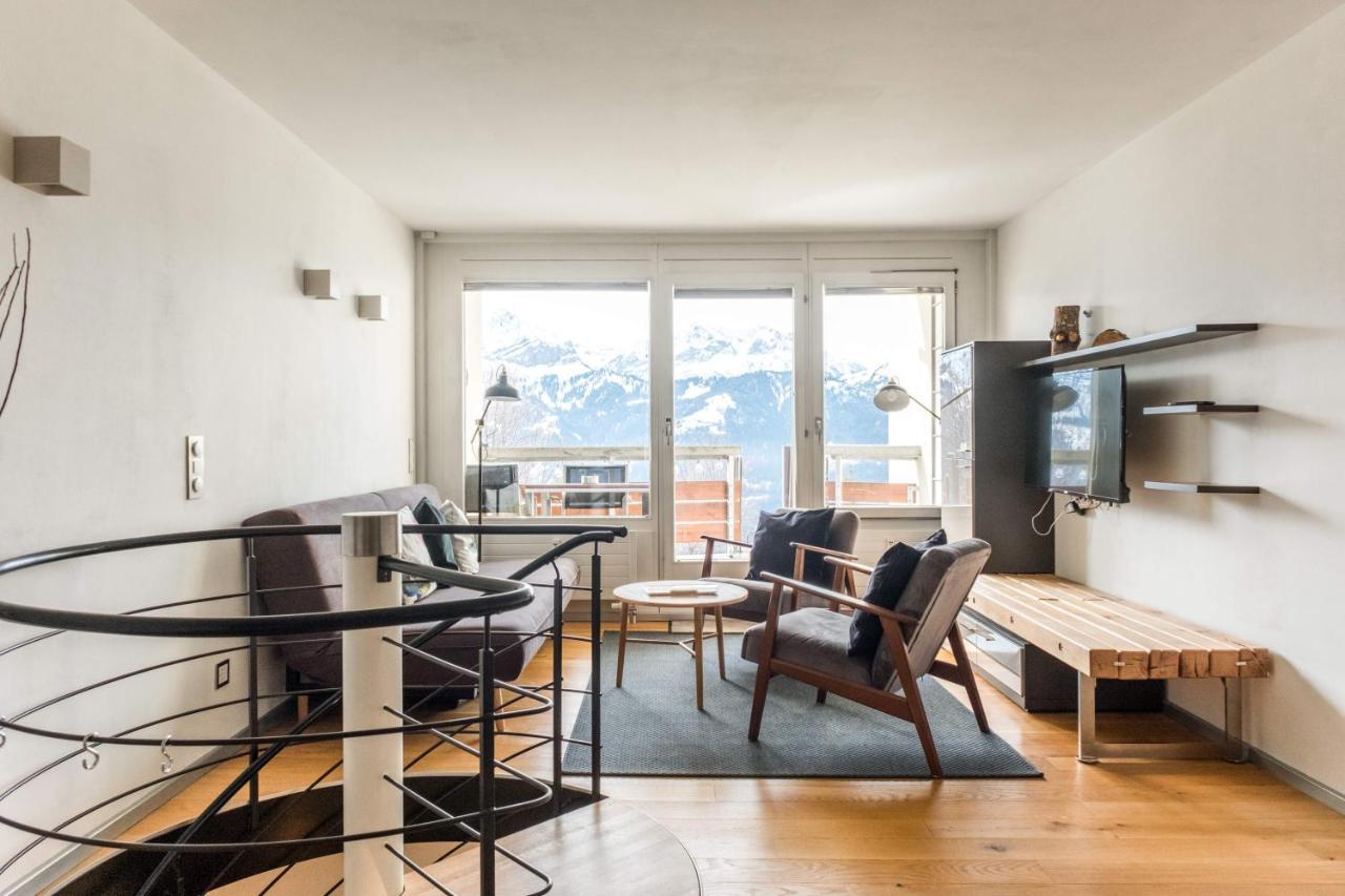 Apartment Alpenrose 2.5 Mit Mitbenutzung Spa & Wellness - Griwa Rent Ag Beatenberg Esterno foto