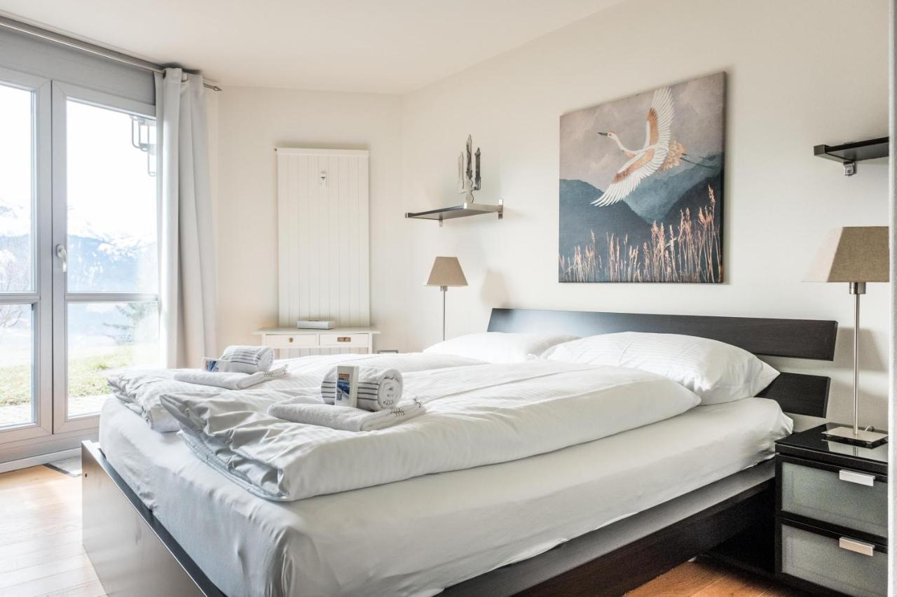 Apartment Alpenrose 2.5 Mit Mitbenutzung Spa & Wellness - Griwa Rent Ag Beatenberg Esterno foto