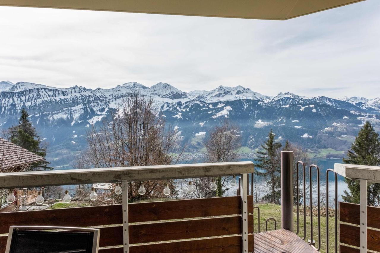 Apartment Alpenrose 2.5 Mit Mitbenutzung Spa & Wellness - Griwa Rent Ag Beatenberg Esterno foto