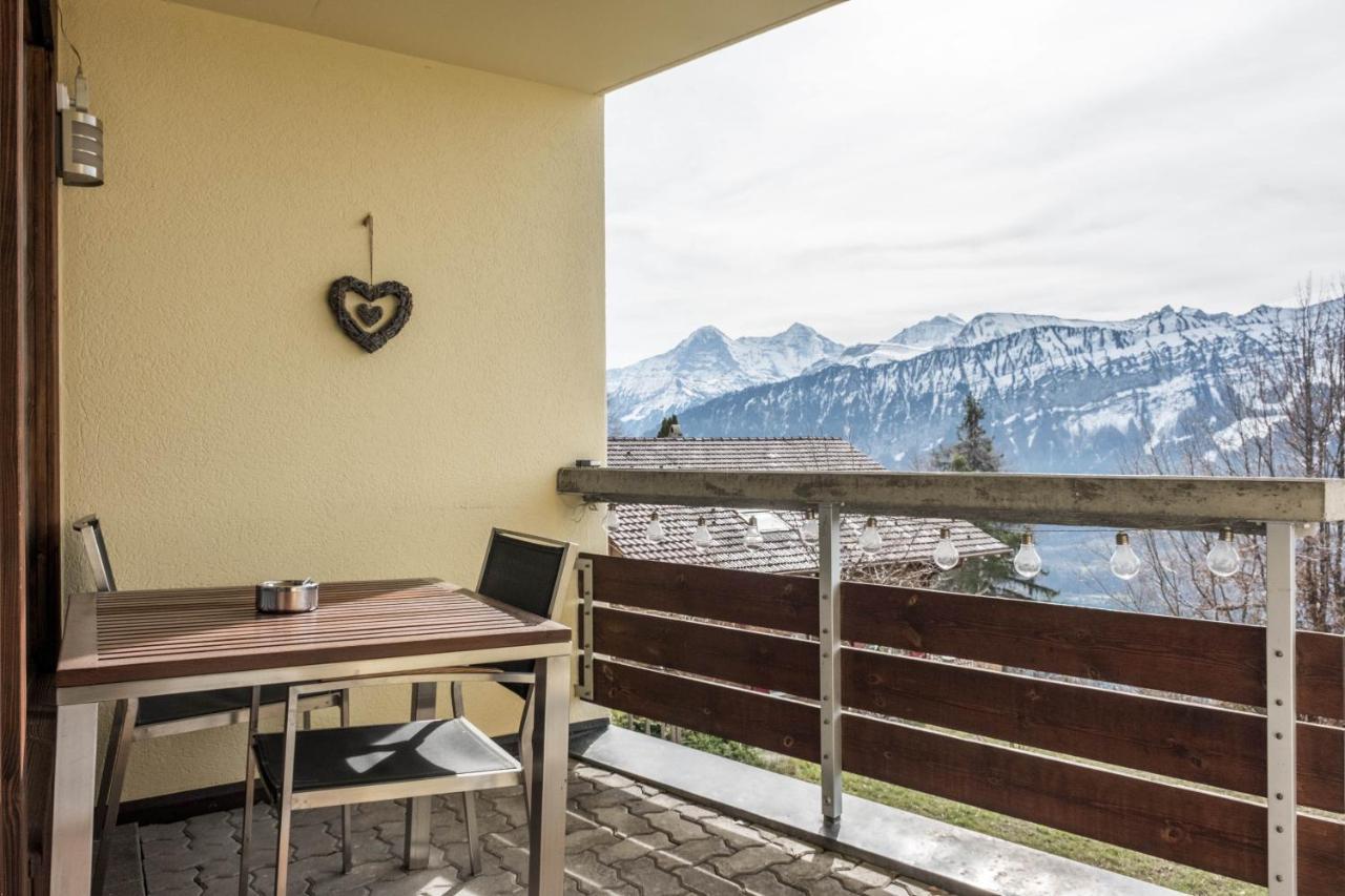 Apartment Alpenrose 2.5 Mit Mitbenutzung Spa & Wellness - Griwa Rent Ag Beatenberg Esterno foto